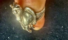 New ListingCAROL FELLEY HORSE RING,STERLING SILVER, SIZE 9, VINTAGE
