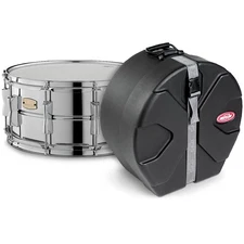 Yamaha Stage Custom Steel Snare with SKB Case
