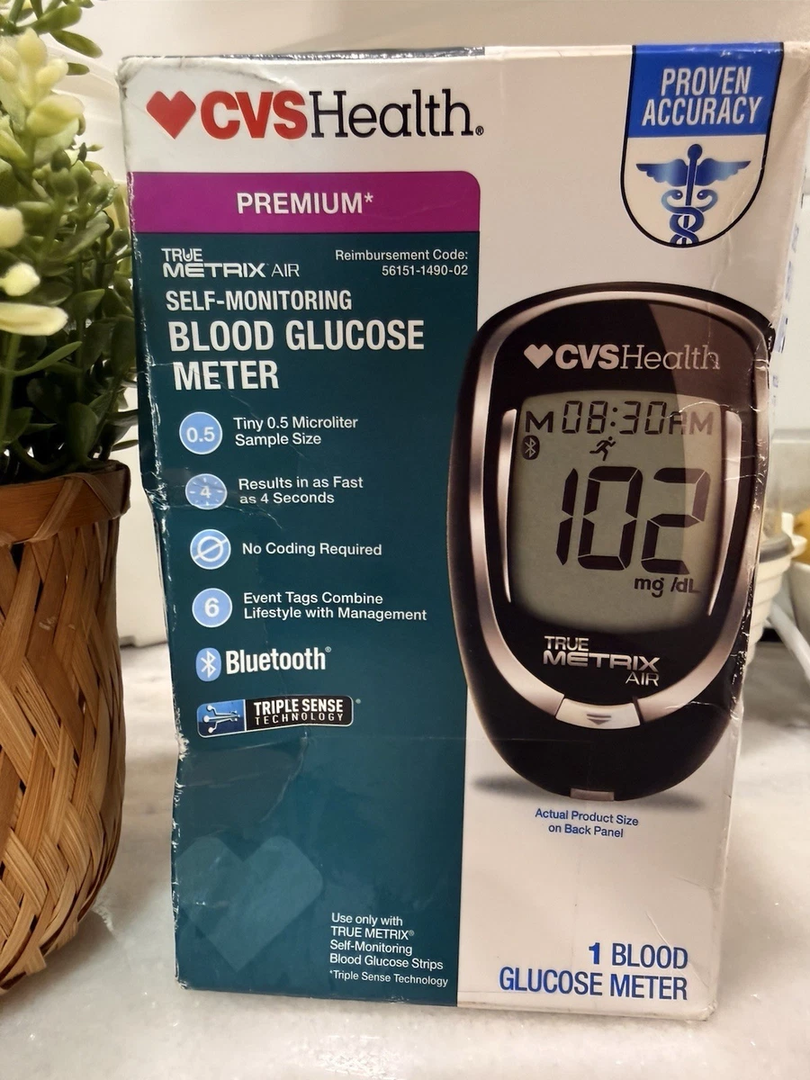 Medidor de glucosa en sangre CVS Health - Autocontrol True Metrix Premium, TOTALMENTE NUEVO