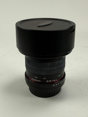 Rokinon 14mm f2.8 ED IF AS UMC Lens Canon EF