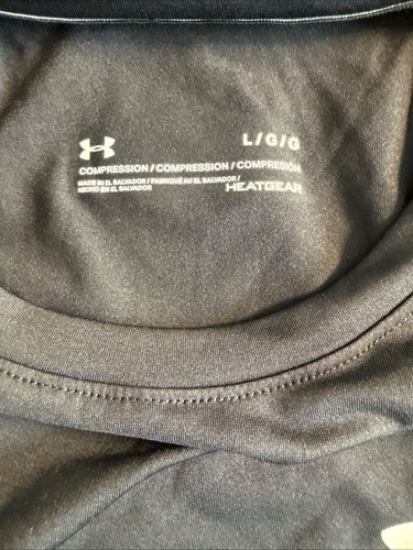 Under Armour Compression Men’s SS Shirt Black Heat Gear Large - Poly Spandex - Bild 3 von 6