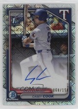 2024 Bowman Draft Chrome Prospect HTA Choice Refractor /150 Casey Cook Auto 0n5k