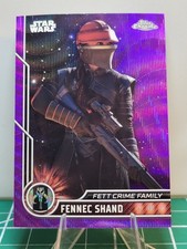 2023 Topps Chrome Star Wars Fennec Shand Refractor Card #90