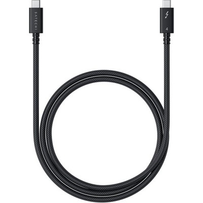 Satechi Thunderbolt -Kabel  Thunderbolt  4 USB-C  1.00 m Schwarz, Silber  ST-...