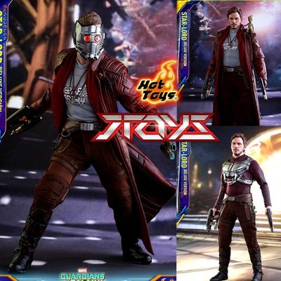 In Stock HotToys MMS421 1/6 Star-Lord Deluxe GOTG Vol.2 Full Set All Accessories