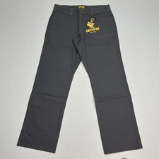 NOBLE OUTFITTERS Flex Stretch Canvas Work Pant Men's Sz 30x30 Asphalt 18425