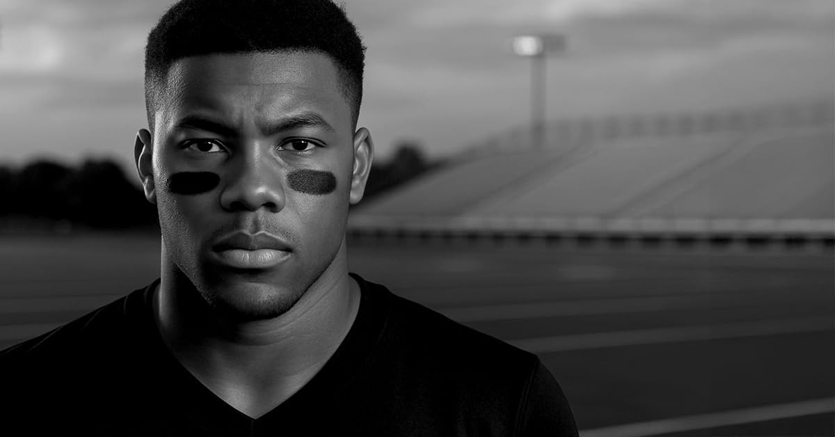 Black Abyss Eye Black & Face Paint Stick – Natural, Anti-Glare Formula, 0.14oz