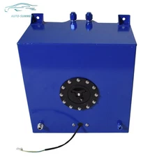 Blue Coated Aluminum Racing/drifting Fuel Cell Gas Tank+level Sender 10 Gallon