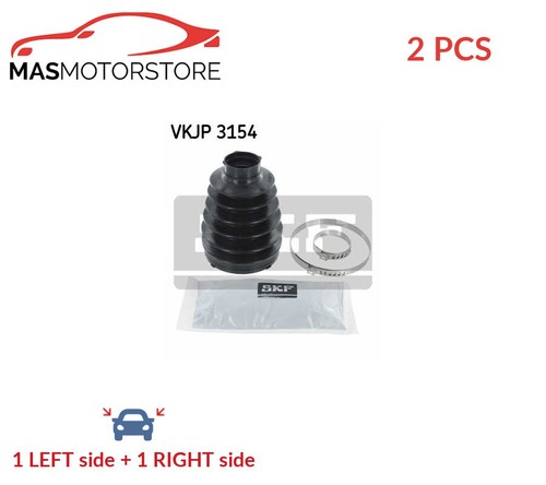 CV JOINT BOOT KIT PAIR WHEEL SIDE FRONT SKF VKJP 3154 2PCS P NEW OE REPLACEMENT