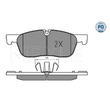 Satz Bremsbeläge Bremsklötze vorne für Jaguar XE X760 XF 2 X260 | 23863391