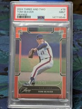 2024 Panini Three and Two - Tom Seaver #78 Orange /25 PSA 9! Mint!!!