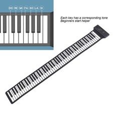 Roll Up Piano Keyboard 88 Keys Piano Pad Witheaker For Kids Beginners Part BEA