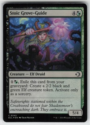 Stoic Grove-Guide Foil Lorwyn Eclipsed 243 C NM MTG