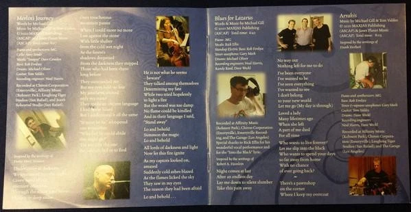 Michael Gill Blues Für Lazarus CD USA Progrock 2010 Versiegelt PRR310 - Bild 4 von 4