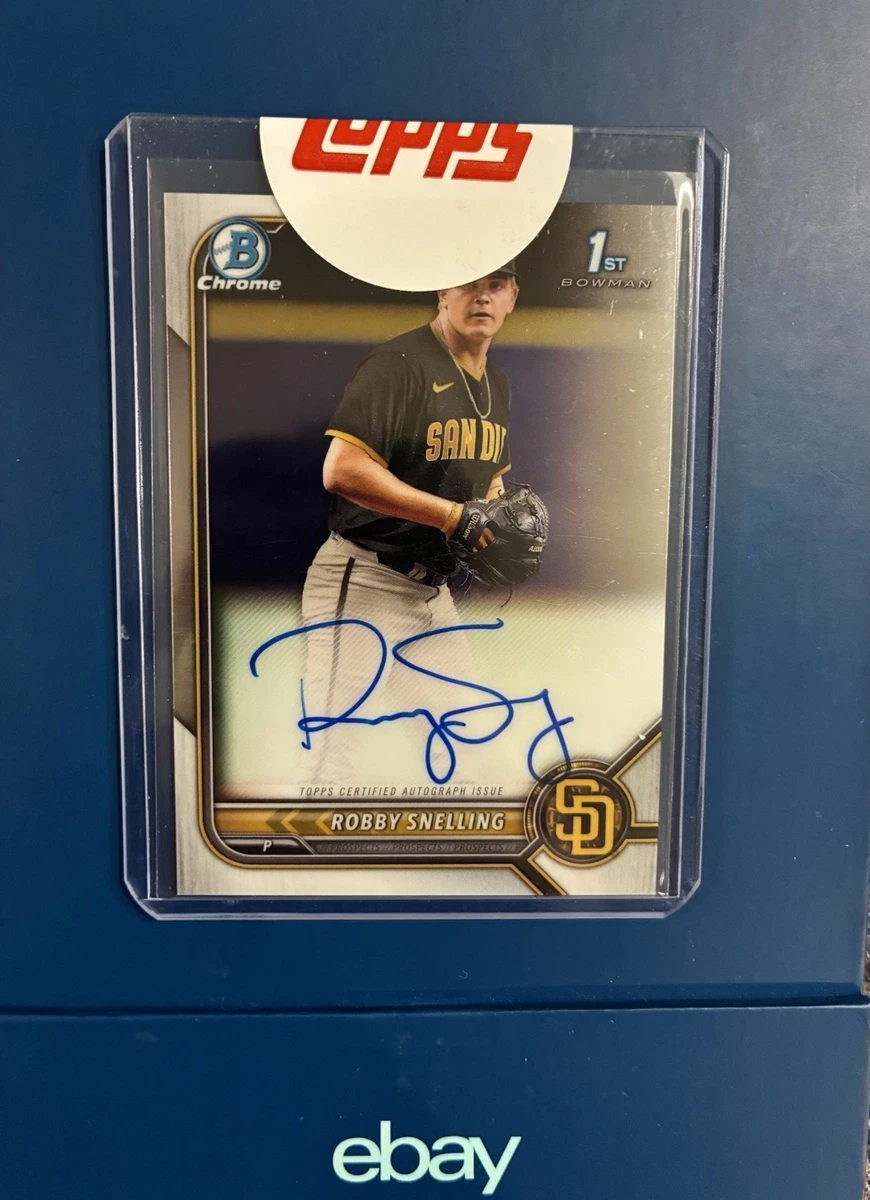 Bowman San Diego Padres Baseball Sports Trading Cards Autographed 