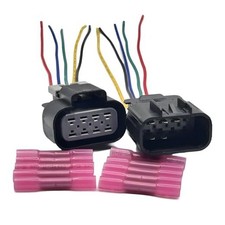 Headlight Connector Plug Male and Female Wire Harness Pigtail 5-Pin -