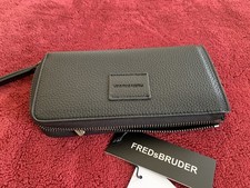 FREDsBRUDER Damen Geldbörse Leder Schwarz