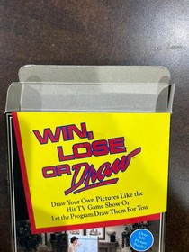 Win Lose or Draw Nintendo NES Complete CIB - Minty!