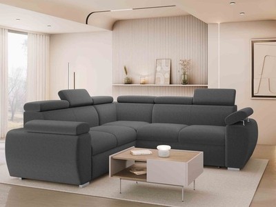 Ecksofa Gatio Maxi (2rR2P) Eckcouch Bettkasten und Schlaffunktion Polsterecke