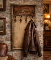 Vintage Garderobe Wandgarderobe Camden Antique Market London Holz Gusseisen
