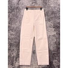 New Madewell Pants 29 Womens Tapered Denim Trouser Barrel Leg Vintage Ivory