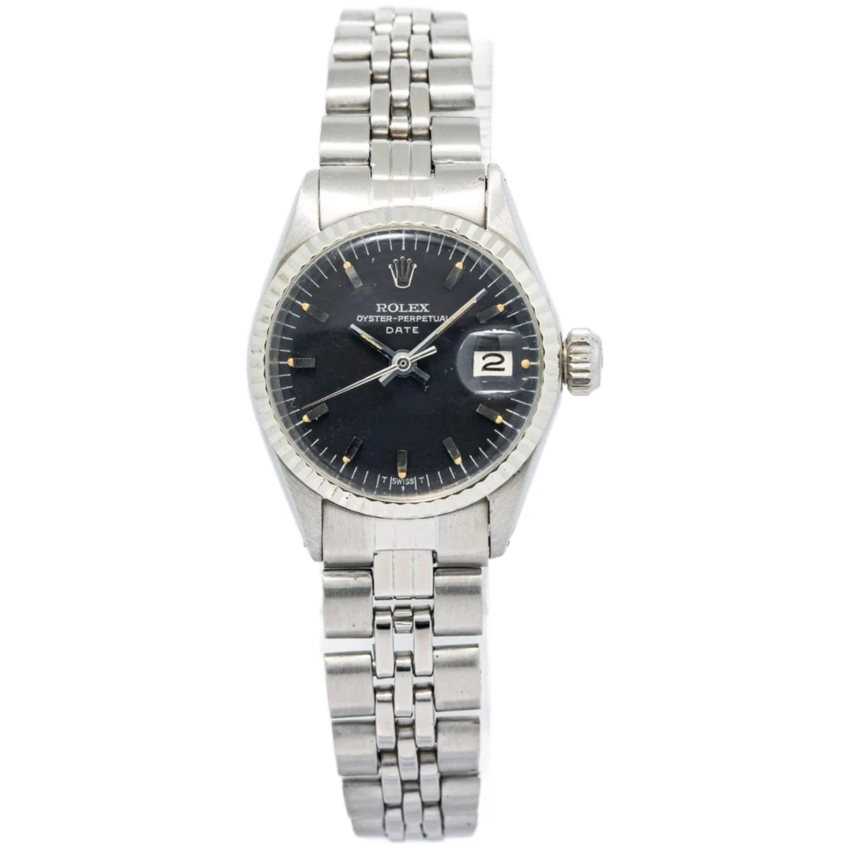 Rolex Date 6517 26MM Stainless Steel Diamond Dial Approx 1CT Rolex Lady-Datejust Diamond Watch 6917 26mm Blue Diamond  main image 2