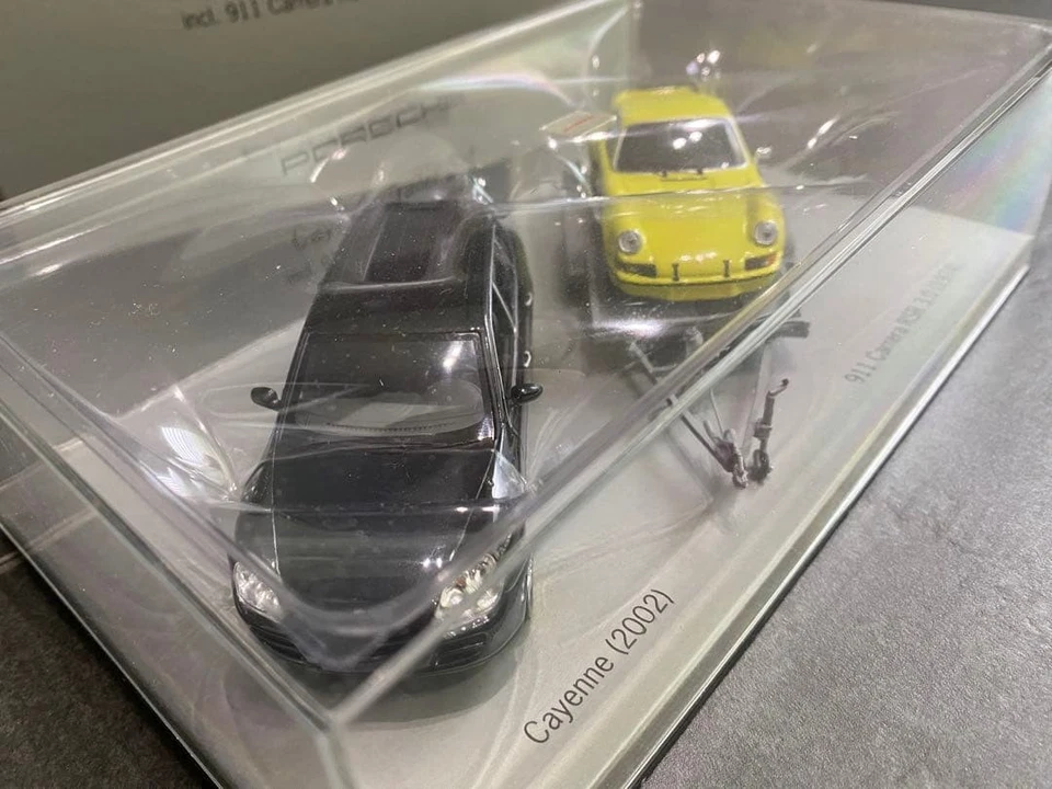 Minichamps 1/43 porsche trailer set Minicar - Image 4 of 4