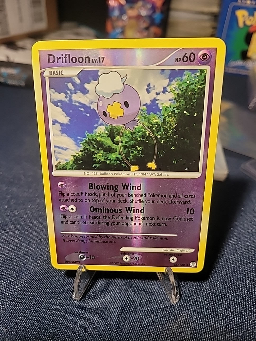 Drifloon 46/130 Diamond and Pearl Reverse Holo