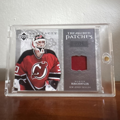 Upper Deck 2006-07 Artifacts Martin Brodeur Devils Treasured Patches TS-MB /25
