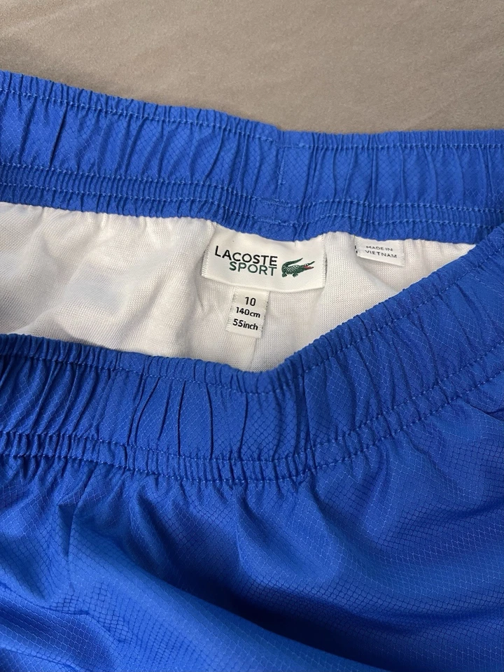 Pantalones Cortos Deportivos Lacoste Niños Azul Real Talla 10YR NUEVOS CON ETIQUETAS Foto 3 de 4