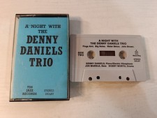 Denny Daniels Trio A Night With UK Press Cassette VG