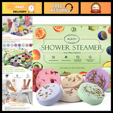 Aromatherapy Shower Steamers 8 Pack - Fruit Scents, Essential Oils, Spa Gifts fo