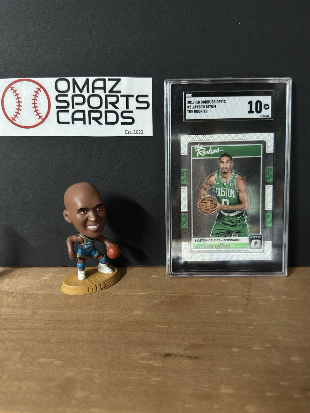 Jayson Tatum 2017-18 Panini Donruss Optic Basketball #3 -The Rookies (RC) SGC 10