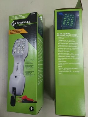Telephone Tone Test Set, Greenlee TM-500 TeleMate. Wire tracker. NEW