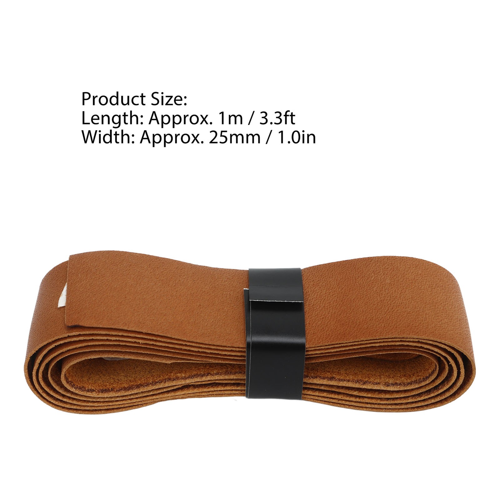 HOT (Brown)Tennis Racket Grip Tape Leather Badminton Racket Overgrip Tape BAJ