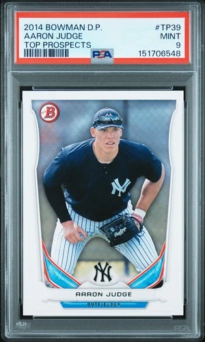 151706548 Aaron Judge 2014 Bowman Draft #TP-39 Top Prospects PSA 9