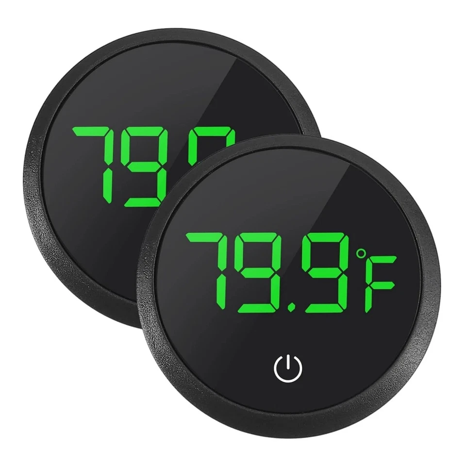Wireless Digital Thermometer 2pcs LCD Aquarium Fish Tank Temperature Gauge - Image 4 of 4