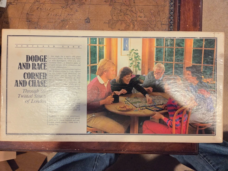 Scotland Yard 1983 Board Game Ravensburger 1983 100% COMPLETE? EUC West Germany - Image 3 of 4