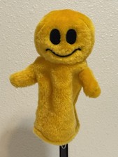 Smiling Yellow/Orange Children s Hand Puppet Plush Soft Clean