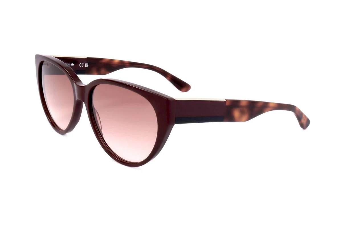 Lacoste L185S Red Matte New Women\'s Sunglasses Lacoste Unisex Aviator Sunglasses L185S 001 60 in Matte  main image 3