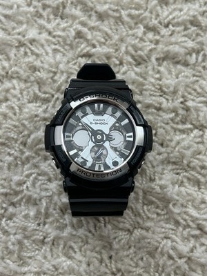 Casio G-SHOCK GA200BW-1A Men's Shock Resistant Black Silver Analog Digital Watch