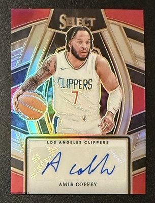 2023-24 Select Signature Selections Amir Coffey #SSS-COF Auto (UV2)