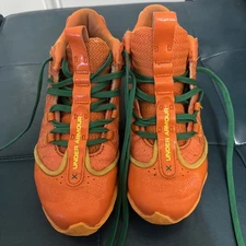 Under Armour Harper 9 Jr Juice Pack Sz 2 Y Youth (used) Orange Baseball