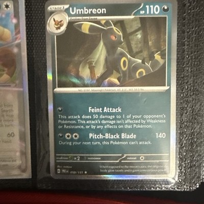 Umbreon Prismatic Evolutions Holo Pokémon TCG 059/131 Scarlet & Violet Rare