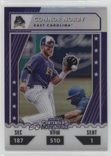 2021 Panini Elite Extra Edition College Tickets Optic Holo Connor Norby fm0