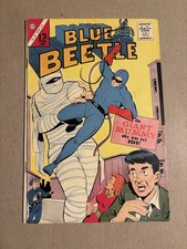 BLUE BEETLE 1 1964 - 1ST SILVER AGE BLUE BEETLE APP - CHARLTON