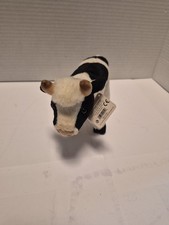 Vintage Y2K Era Gund Mini Cow Plush Farm Collection Crew w/ Tags 8 Long