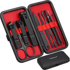 Manicure Set Nail Clippers Kit Professional Stainless Steel Nail Care Tools w...