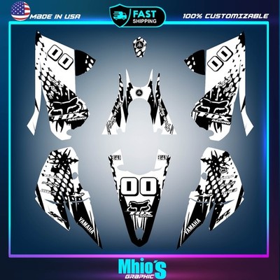 Yamaha YFZ450R Graphics Kit 2014-2025 Decals ATV Off-Road Custom Vinyl Stickers