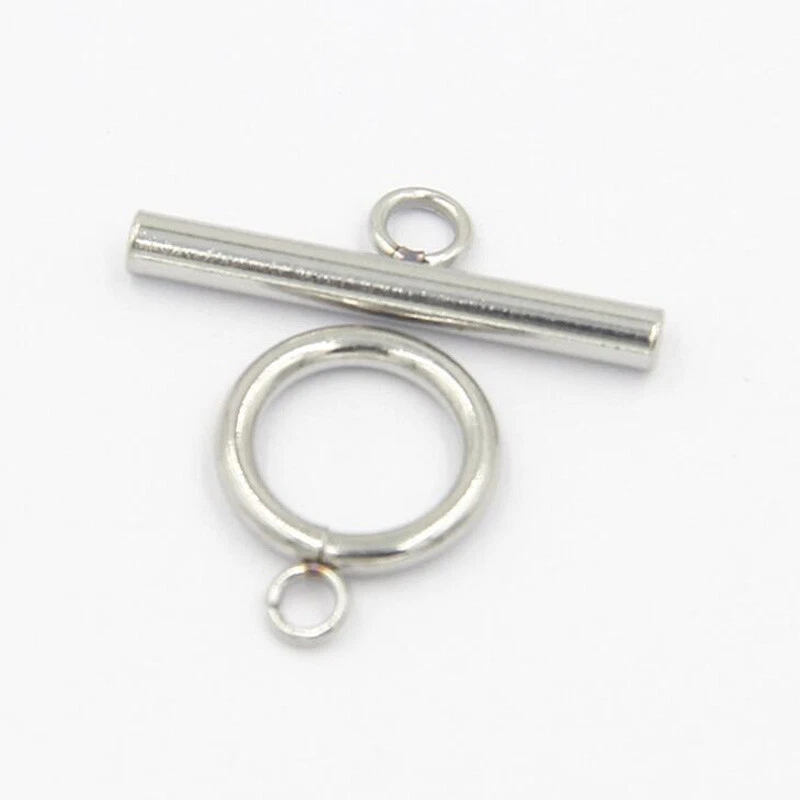 20 Sets Stainless Steel OT Clasp Toggle For Bracelets Making Diy Necklace Making - Image 3 of 4